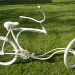 Велосипед без вилки.