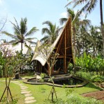 Дома из бамбука в эко-поселке на Бали